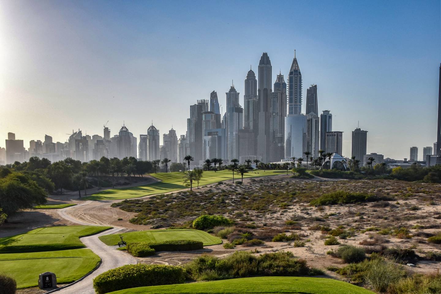 Golf at Majlis Course at Emirates Golf Club