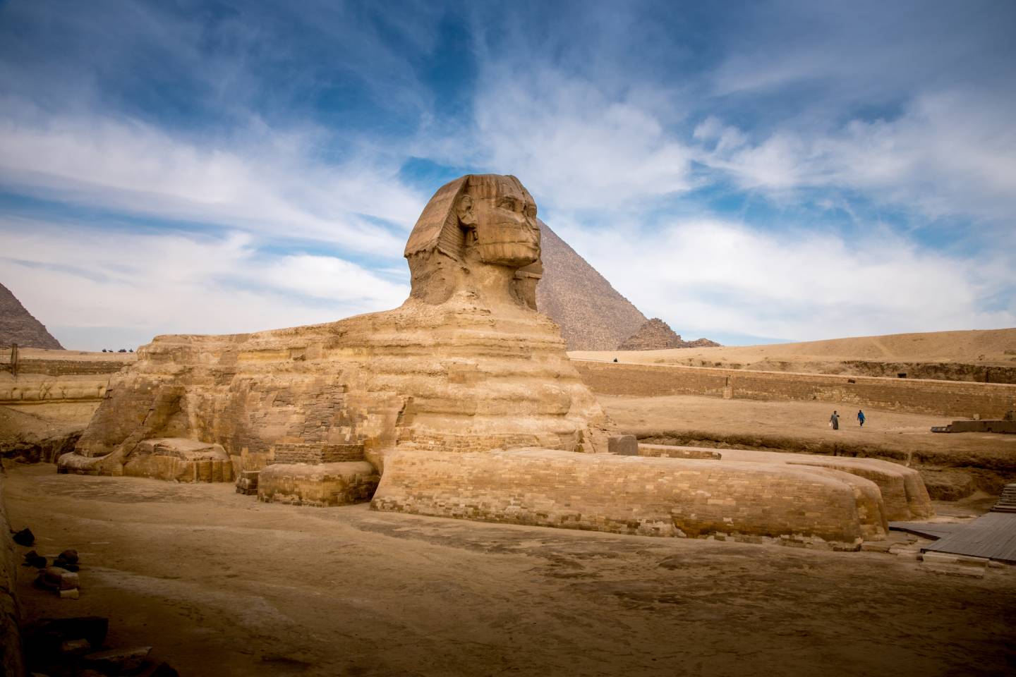 Pyramids and the Sphinx