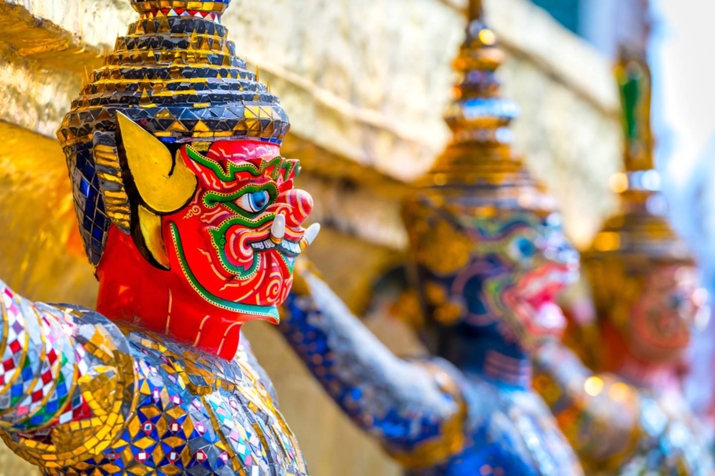 Bangkok Grand Temple Statue