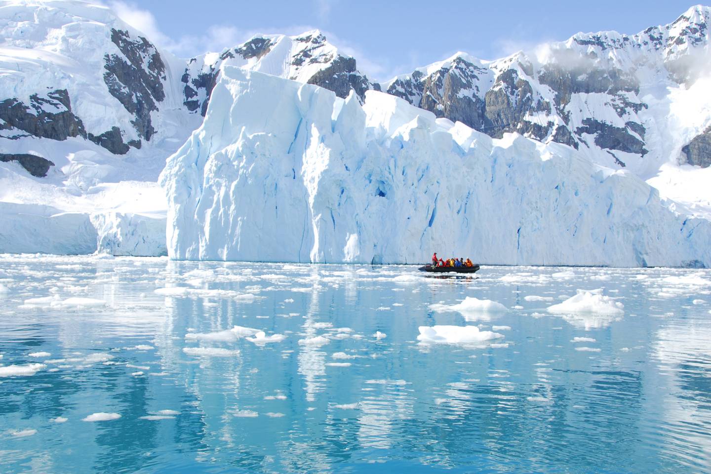 Zodiac ride, Antarctica