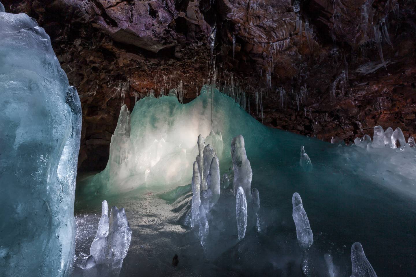 Lofthellir Cave, Lake Myvatn, Iceland